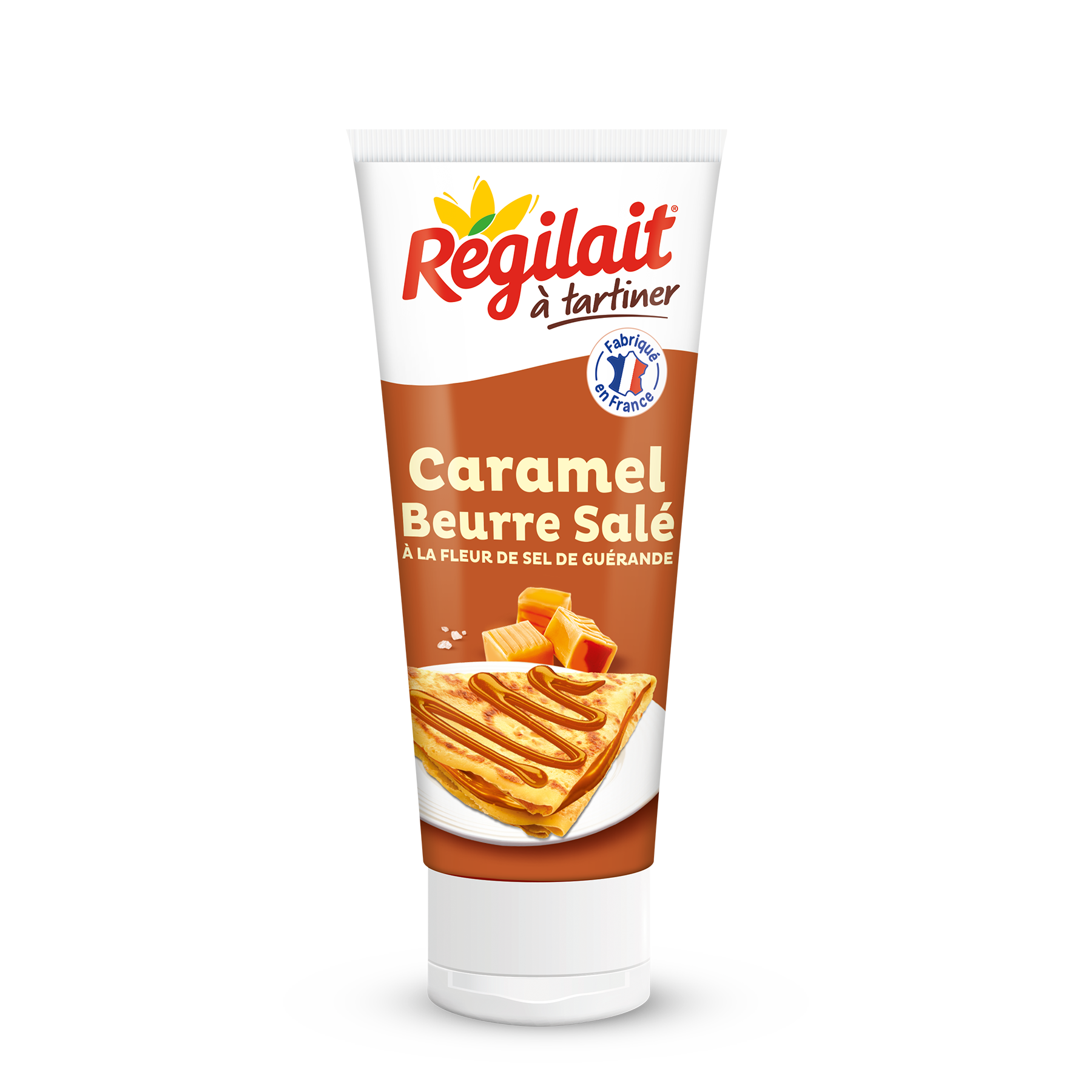 Tube de pâte à tartiner caramel beurre salé tube 300g - Régilait