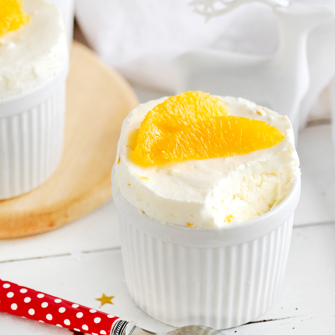 Soufflé glacé à l’orange