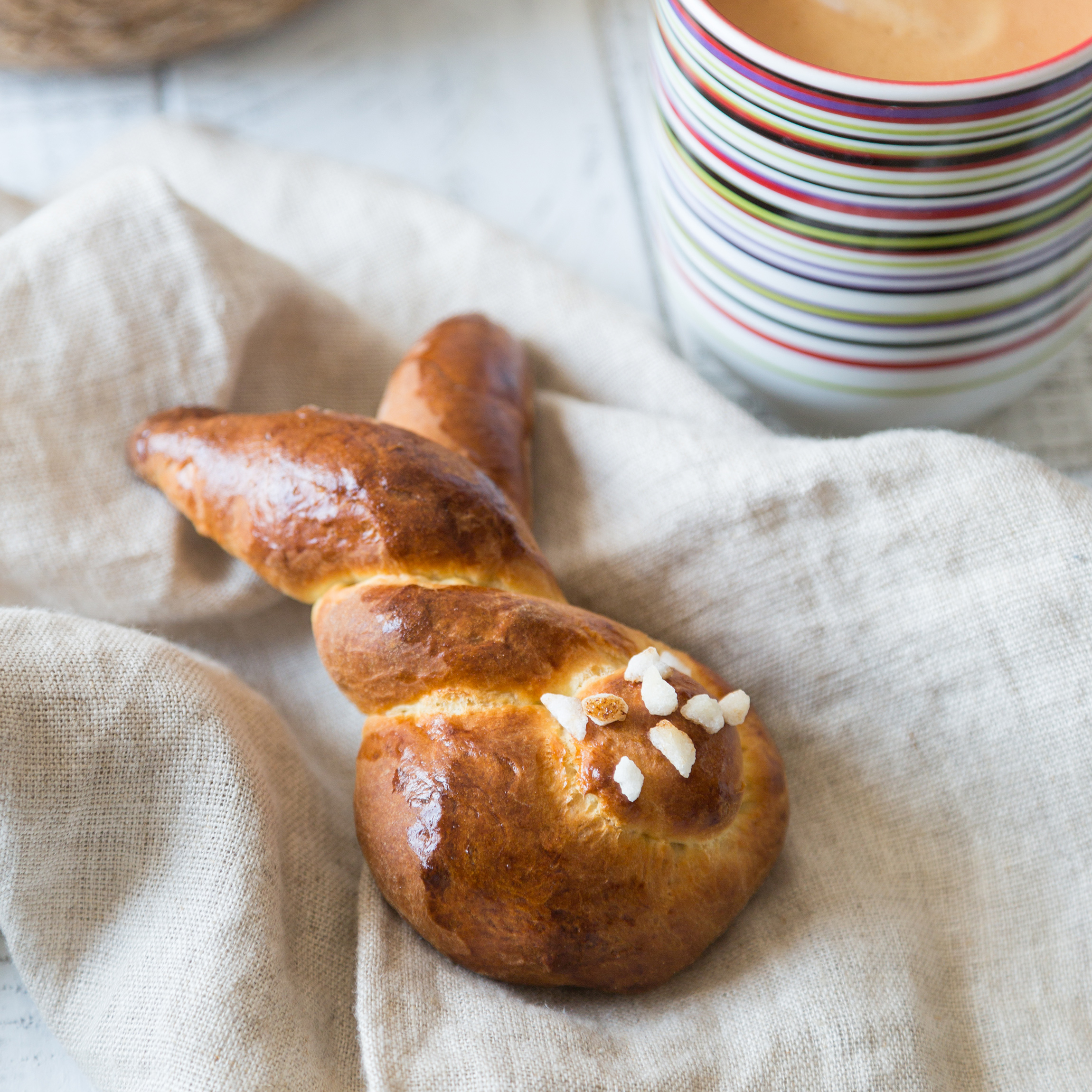 Brioches façon lapin de Pâques