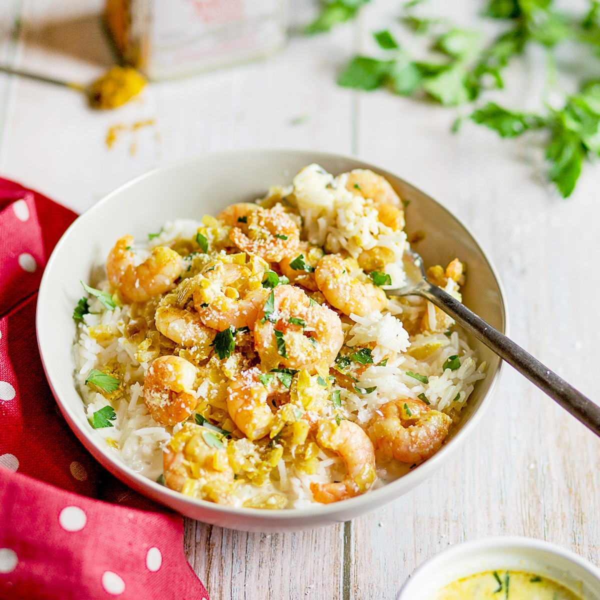 Curry de crevettes