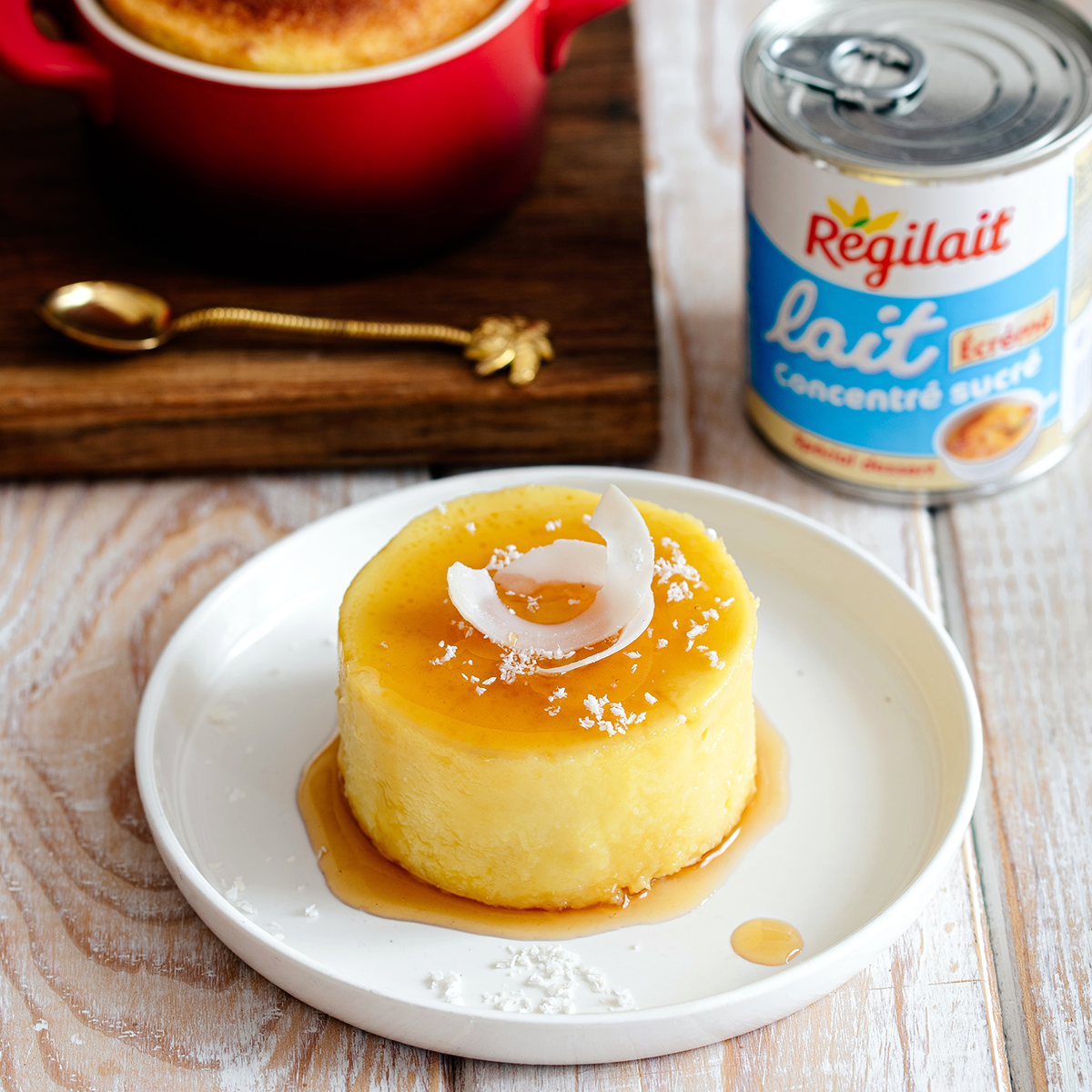 Flan coco et citron vert