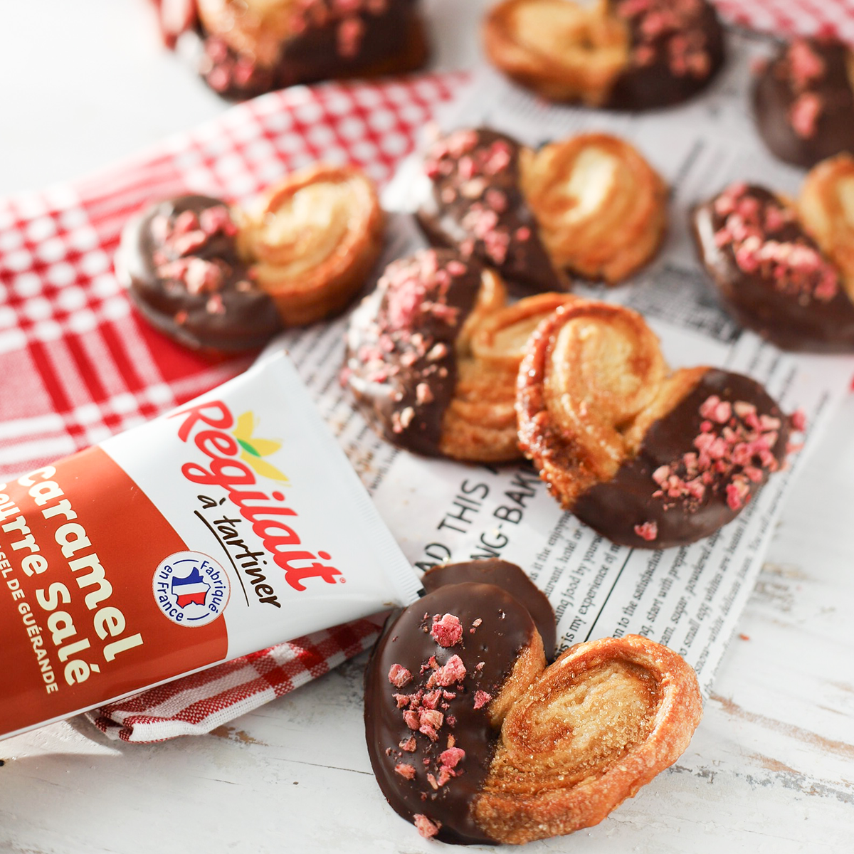 Palmiers au caramel
