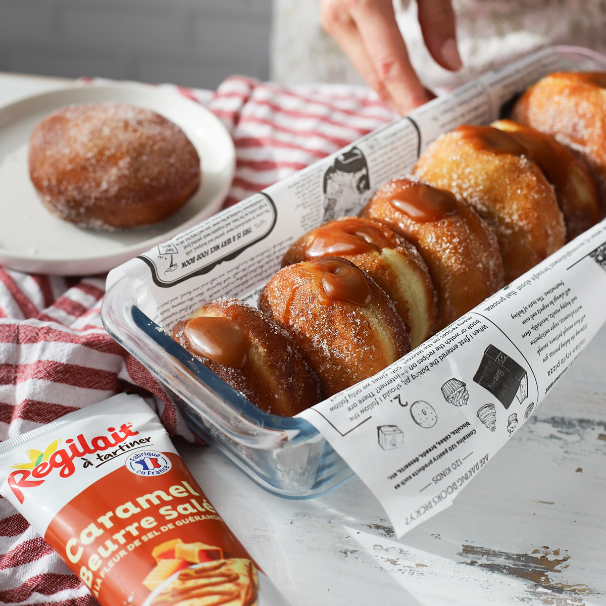 Beignets au caramel
