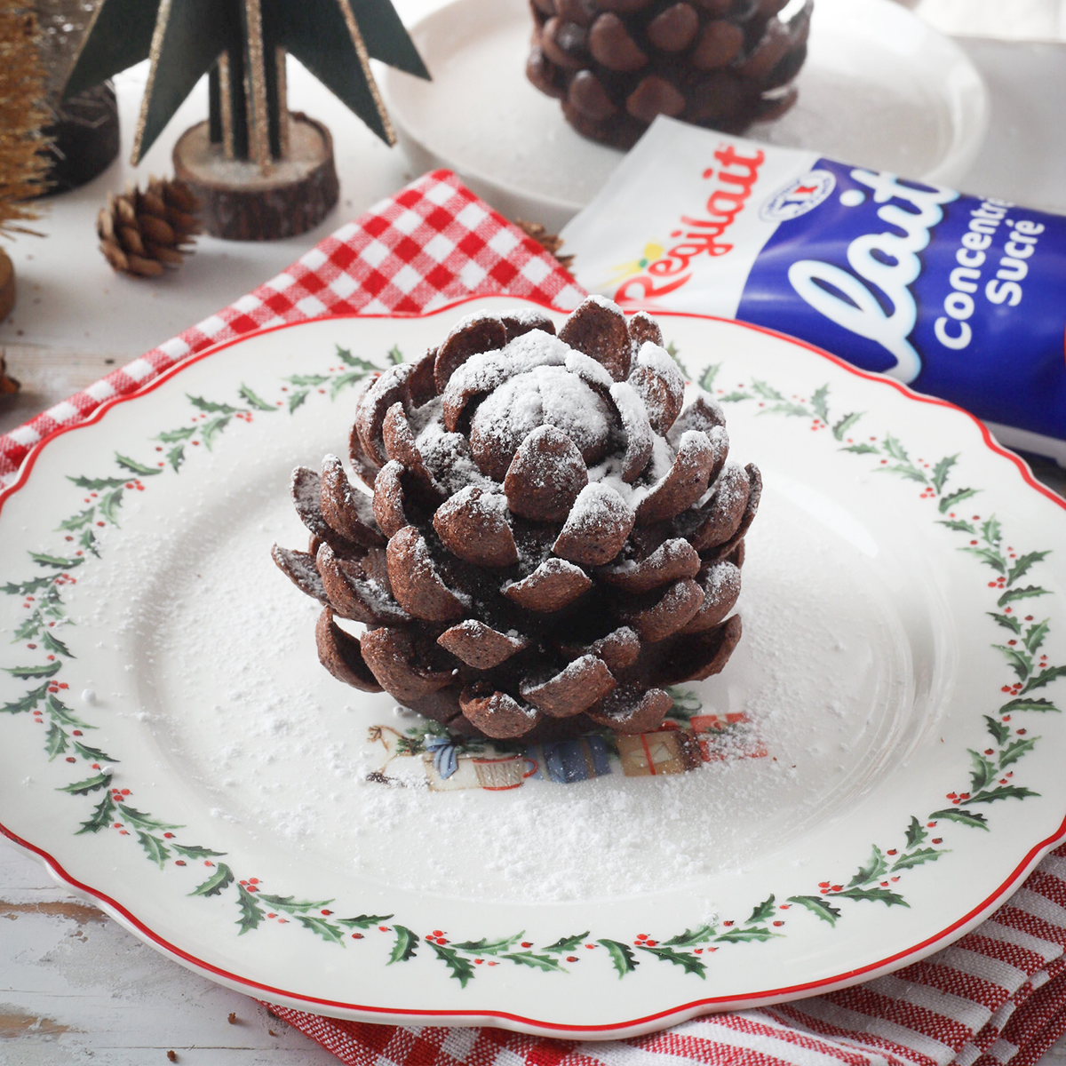 Pommes de pin au chocolat