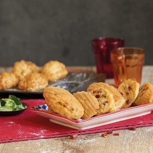 Madeleine courgette chorizo