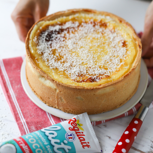 Tarte au flan coco