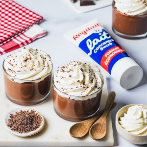 Crème au chocolat façon liégeois